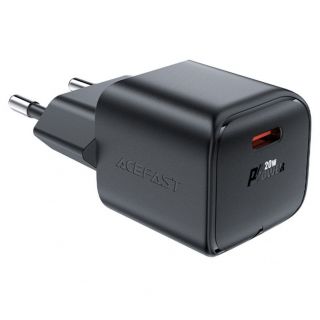 - Acefast Acefast A73 PD 20W GaN USB-C wall charger black melns
