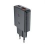 - Acefast Acefast A69 PD 30W GaN USB-A USB-C ultra slim wall charger black