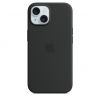 Аксессуары Моб. & Смарт. телефонам Apple Apple Apple Silicone Case MT0J3ZM / A MagSafe for iPhone 15 - black me...» 