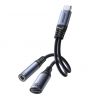 Беспроводные устройства и гаджеты - Joyroom Joyroom SY-C02 2in1 DAC adapter USB-C to USB-C  /  3.5 mm jack...» 