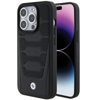 BMW BMW BMW Leather Seats Pattern case for iPhone 15 Pro - black melns