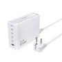 - Dudao Dudao A228EU GaN charger 1x USB-A 4x USB-C PD 228W white