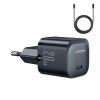 Bezvadu ierīces un gadžeti - Joyroom Joyroom JR-TCF02 USB-C PD 20W wall charger + USB-C cable black...» 