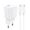 Bezvadu ierīces un gadžeti - Acefast Acefast A77 PD 30W GaN wall charger + USB-C cable white balts 