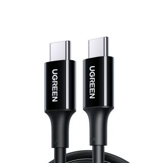 - Ugreen Ugreen US300 USB-C  /  USB-C 480Mb / s 5A 2m cable black melns