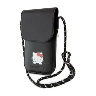 - Hello Kitty Hello Kitty Leather Daydreaming Cord bag black melns