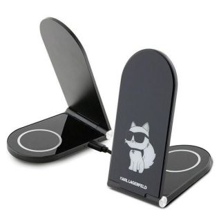 - Karl Karl Choupette MagSafe induction charger 15W, foldable 2in1 black melns