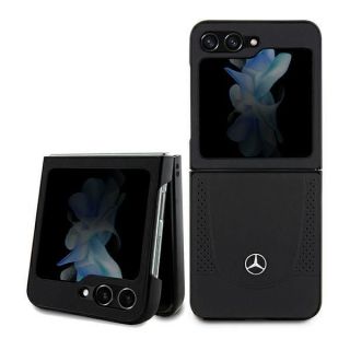 - Mercedes-Benz Mercedes Leather Urban case for Galaxy Z Flip 5 black melns