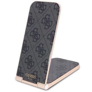 GUESS Guess Guess 4G Pattern MagSafe foldable 2in1 15W inductive charger - black