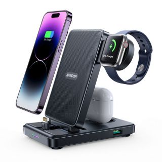 - Joyroom Joyroom JR-WQS02 iPhone AirPods Watch 4in1 charging station foldable black melns