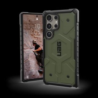 - UAG UAG Pathfinder Magnet case for Galaxy S24 Ultra with magnetic module green zaļš