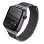 - UNIQ Uniq Dante Stainless Steel strap for Watch 1 / 2 / 3 / 4 / 5 / 6 / 7 / 8 / SE / SE2 38 / 40 / 41mm graphite
