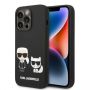 - Karl Lagerfeld Karl Lagerfeld KLHMP14LSSKCK iPhone 14 Pro 6.1 "hardcase black  /  black Liquid Silicone Karl & Choupette Magsafe