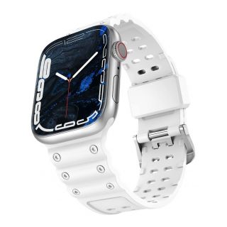 - Hurtel Strap Triple Protection for Watch 42  /  44  /  45  /  49 mm band bracelet white