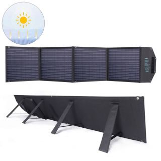 - Choetech Choetech SC009-V2 solar foldable charger 100W USB-C  /  2x USB-A PD QC black melns