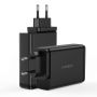 - Choetech Choetech charger GaN 140W 4 ports  2x USB C, 2x USB  black  PD6005