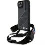 BMW BMW BMW M Edition Carbon Stripe & Strap case for iPhone 15  /  14  /  13 - black
