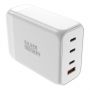 - Silver Monkey Silver Monkey SMA156 200W GaN charger 3x USB-C PD USB-A QC 3.0 with detachable power cable white