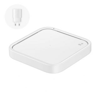 Samsung Samsung Samsung Wireless Charger Pad EP-P2400TWEGEU 15W inductive charger - white + mains charger balts