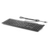Аксессуары компютера/планшеты - HP HP Slim USB Wired Keyboard Smartcard Black EST melns 