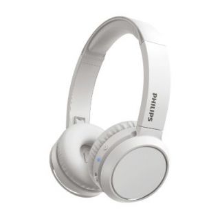 Philips Wireless On-Ear Headphones TAH4205WT / 00 Bluetooth®, Built-in microphone, 32mm drivers / closed-back, White balts