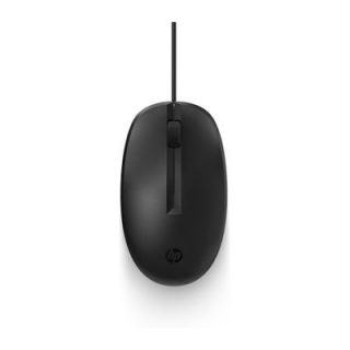 - HP HP 128 USB Wired Laser Mouse, Sanitizable Black melns