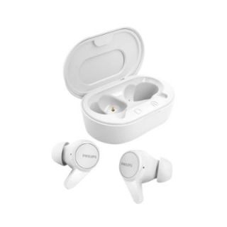 Philips True Wireless Headphones TAT1207WT / 00, IPX4 splash / sweat resistant, Up to 18 hours play time, White balts