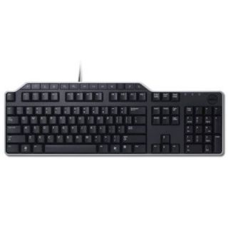 DELL Keyboard : Russian  QWERTY  KB-522 Wired Business Multimedia USB Keyboard Black melns