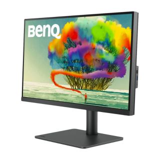 BENQ 27” PD2705U, UHD, sRGB, HDR10, DualView, KVM, USB C 65W, DP Alt mode, USB , Hotkey Puck G2