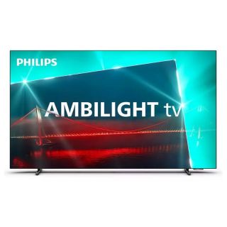 Philips 4K UHD OLED Android TV 65'' 65OLED718 / 12 3-sided Ambilight 3840x2160p HDR10+ 4xHDMI 3xUSB LAN WiFi DVB-T / T2 / T2-HD / C / S / S2, 40W