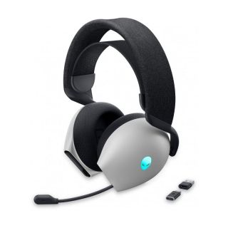 DELL Alienware Dual Mode Wireless Gaming Headset - AW720H (Lunar Light) 