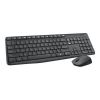Aksesuāri datoru/planšetes - Logilink MK235 wireless Keyboard + Mouse Combo Grey  US pelēks 