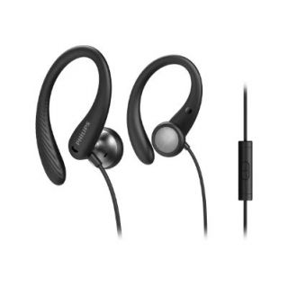 Philips In-ear sports headphones with mic TAA1105BK / 00, Cable1.2m, Black melns
