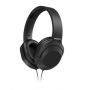 Philips Stereo Headphones TAH2005BK / 00, 40 mm drivers / closed-back, Black melns