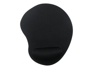 GEMBIRD MP-ERGO-01 Mouse pad with soft wrist support, black melns