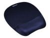 Aksesuāri datoru/planšetes - Fellowes Foam mouse pad with wrist support, dark blue zils 
