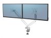 Аксессуары компютера/планшеты - Fellowes arm for 2 monitors -  Platinum white balts Кабели HDMI/DVI/VGA/USB/Audio/Video
