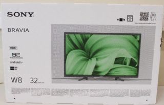 Sony KD32W800P | 32''  80 cm  | Smart TV | Android | HD | Black | DAMAGED PACKAGING melns