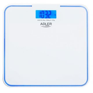 - Adler | Bathroom Scale | AD 8183 | Maximum weight  capacity  180 kg | Accuracy 100 g | White balts