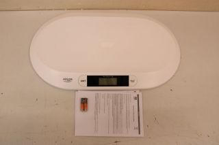 - Adler SALE OUT. AD 8139 Child Scale | | AD 8139 | Maximum weight  capacity  20 kg | Accuracy 10 g | White | USED AS DEMO