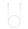 Bezvadu ierīces un gadžeti Samsung EP-DA905BWE USB-C / USB-C Data Cable 3A 1m White  Bulk 