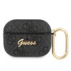 Aksesuāri Mob. & Vied. telefoniem GUESS 4G Script PC / PU Case for AirPods Pro Black 