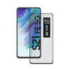 Aksesuāri Mob. & Vied. telefoniem - - OBAL:ME 5D Glass Screen Protector for Samsung Galaxy S21 FE 5G Black 