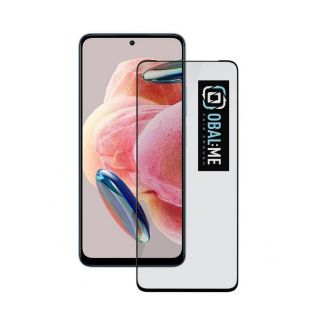 - - OBAL:ME 5D Glass Screen Protector for Xiaomi Redmi 12 4G / 5G Black