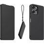 - - Made for Xiaomi Book Case with Necklace for Xiaomi Redmi 12 4G / 5G Black