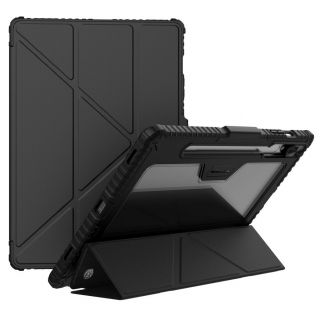 - Nillkin - Nillkin Bumper PRO Protective Stand Case Multi-angle for Samsung Galaxy Tab S9+ Black
