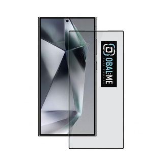 - - OBAL:ME 5D Glass Screen Protector for Samsung Galaxy S24 Ultra Black