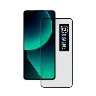 - - OBAL:ME 5D Glass Screen Protector for Xiaomi 13T Black