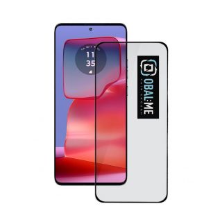 - - OBAL:ME 5D Glass Screen Protector for Motorola Edge 50 Pro Black