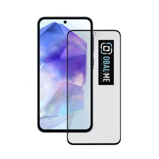 - - OBAL:ME Privacy 5D Glass Screen Protector for Samsung Galaxy A55 5G Black